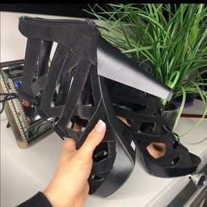 Black Heels (lace up)